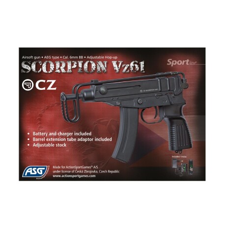 Réplica Scorpion Vz61 - 6mm Réplica Scorpion Vz61 - 6mm
