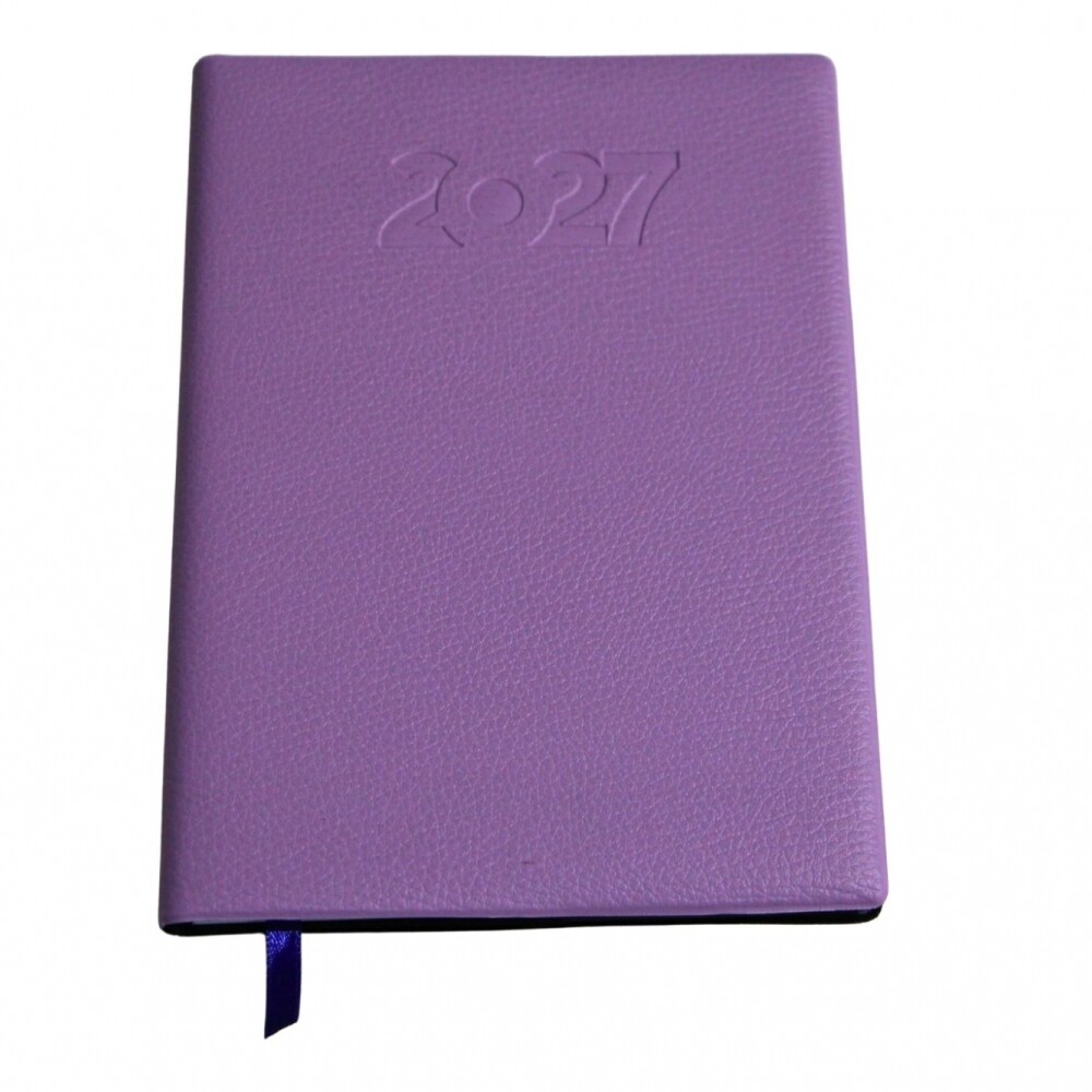 AGENDA ABEZETA 211 CLASICA MEDIUM TAPA FUNDA SEMANA A LA VISTA COLOR LILA