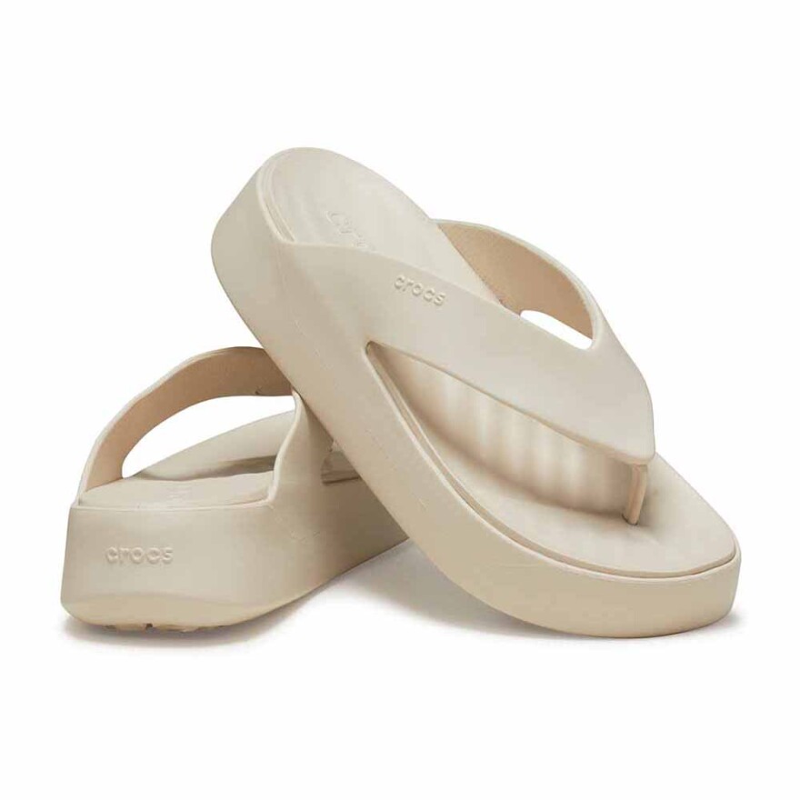 Sandalias Crocs Getaway Platform Flip W Mujer Stucco