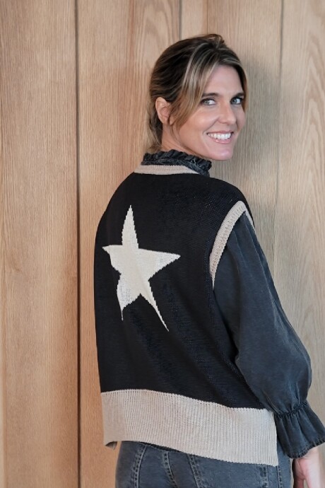 Chaleco Galaxia Negro