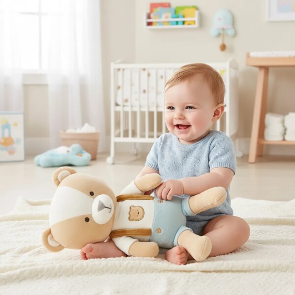 Peluche osito XL BUBA cookie verde