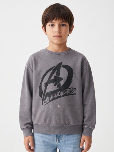 BUZO AVANGERS GRIS OSCURO