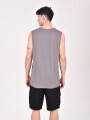 MUSCULOSA CALIFORNIA GRIS OSCURO