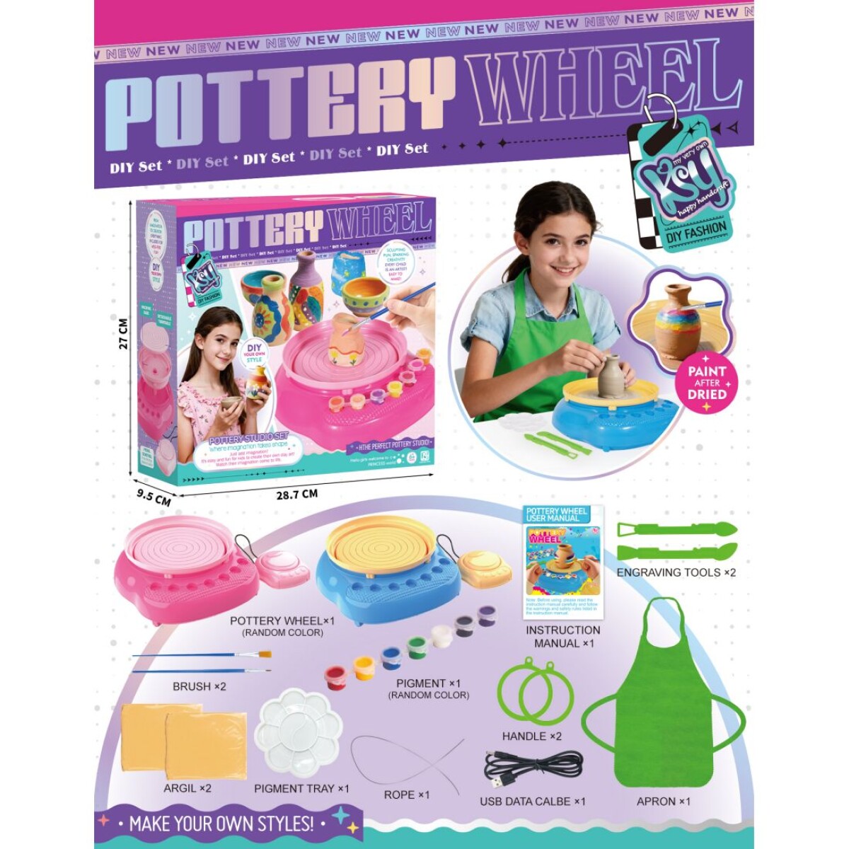 Kit completo trabaja con ceramica 