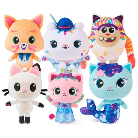 Peluche Gabbys Dollhouse 36208 Purrific 20CM CHUMSLEY