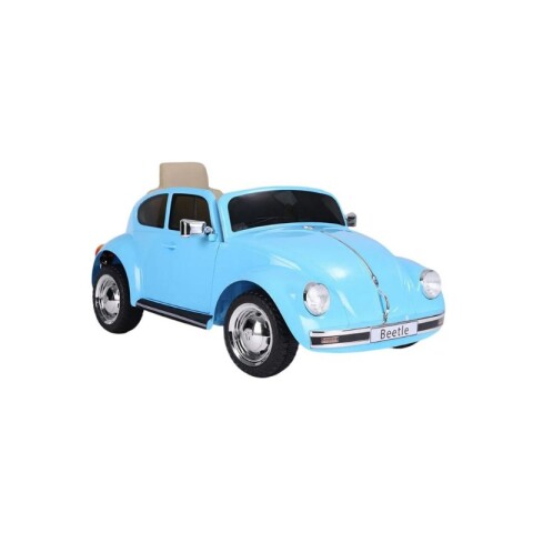 AUTO INFANTIL A BATERIA ESCARABAJO BEETLE CELESTE Auto Infantil A Bateria Escarabajo Beetle Celeste