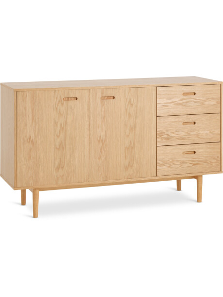 Aparador MARSTRAND 2 puertas 3 cajones roble nat Aparador MARSTRAND 2 puertas 3 cajones roble nat