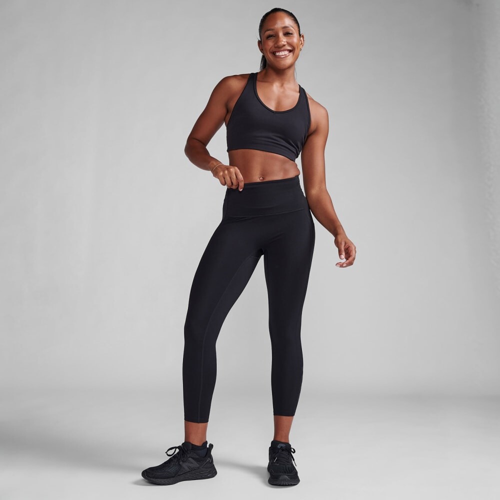 Form Stash Hi-Rise Compression 7/8 Tights - Mujer Black/black