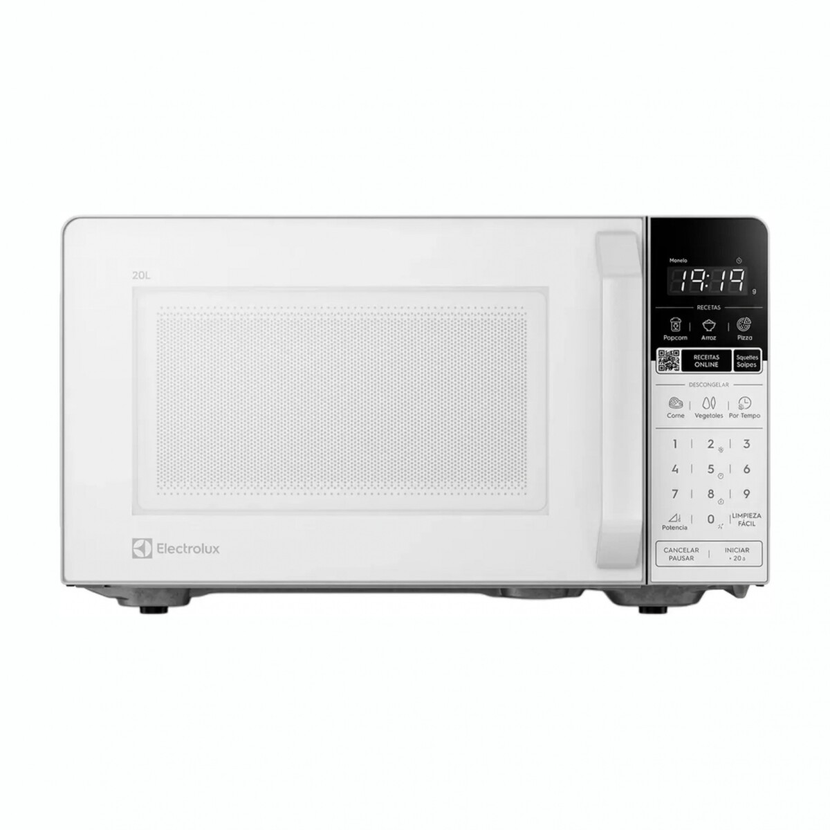 Microondas Digital ELECTROLUX EL-EMDZ20S5GZW 1100W Capacidad 20Lts 