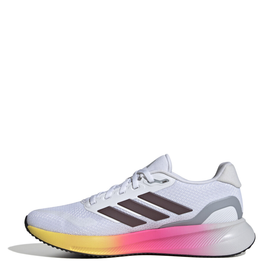 Championes de Mujer Adidas Runfalcon 5 Blanco - Gris - Marrón