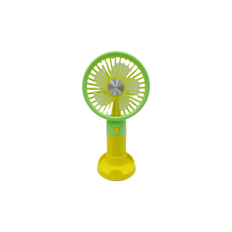 Mini ventilador portátil multicolor Amarillo