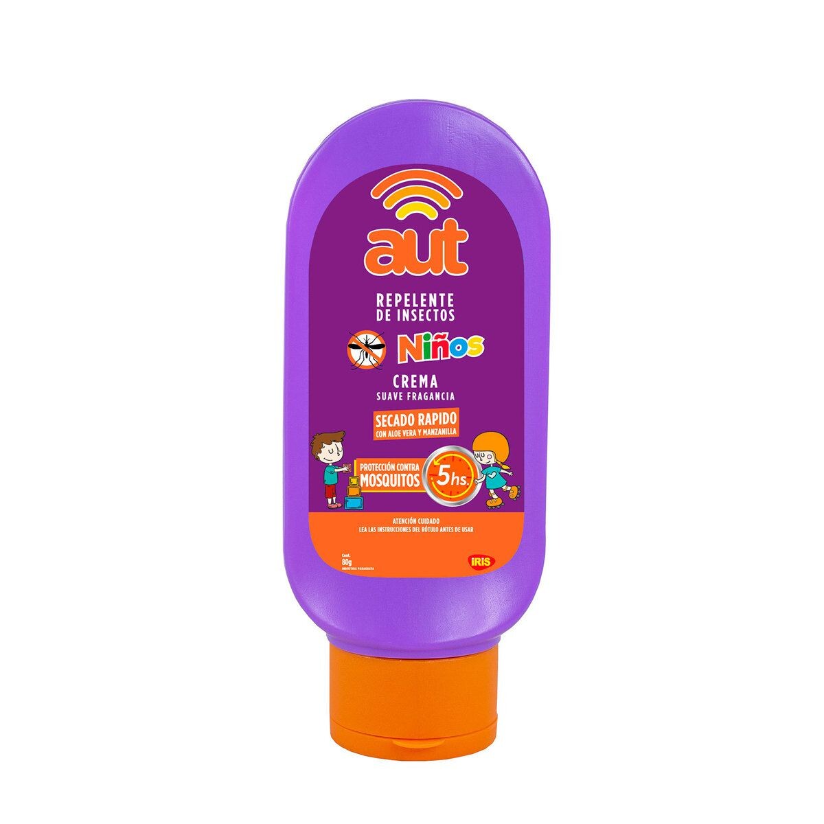 AUT NIÑOS REPELENTE CREMA ENVASE X 80 GR 