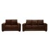 Juego Living Viena 3x2 Marron Oscuro Juego Living Viena 3x2 Marron Oscuro