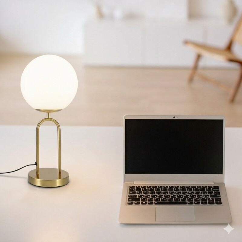 LUMINARIA DE MESA BAKE Luminaria de Mesa Bake Dorada