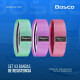 Set X3 Bandas Elasticas De Resistencia Bosco + Bolso Blanco