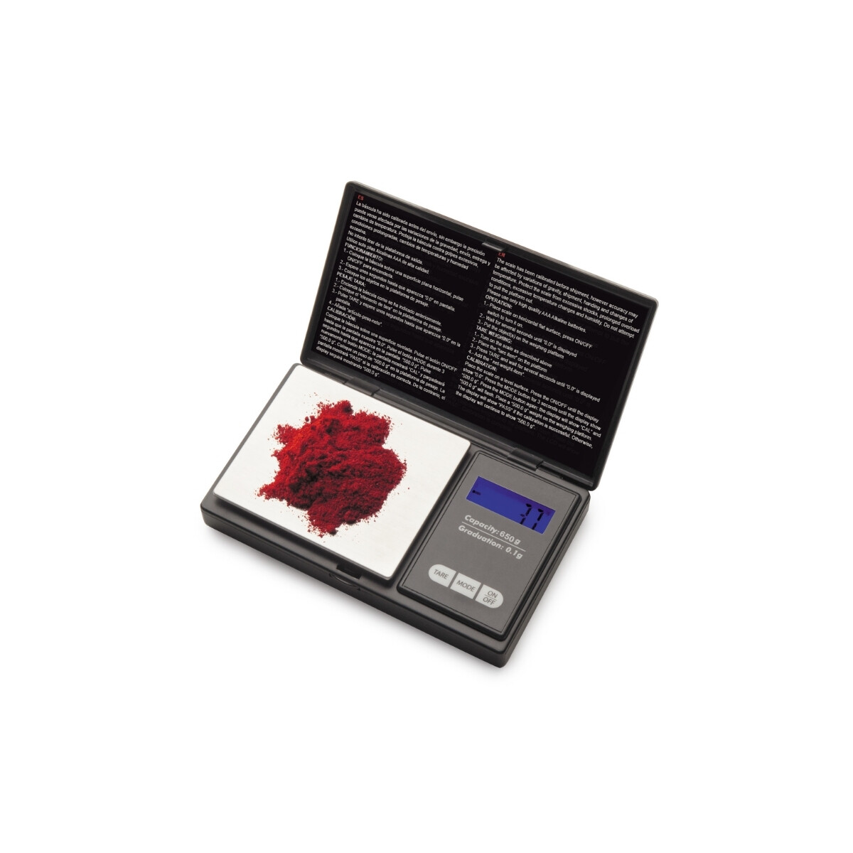 Balanza de Precision de Bolsillo 0.1 g a 650 g 