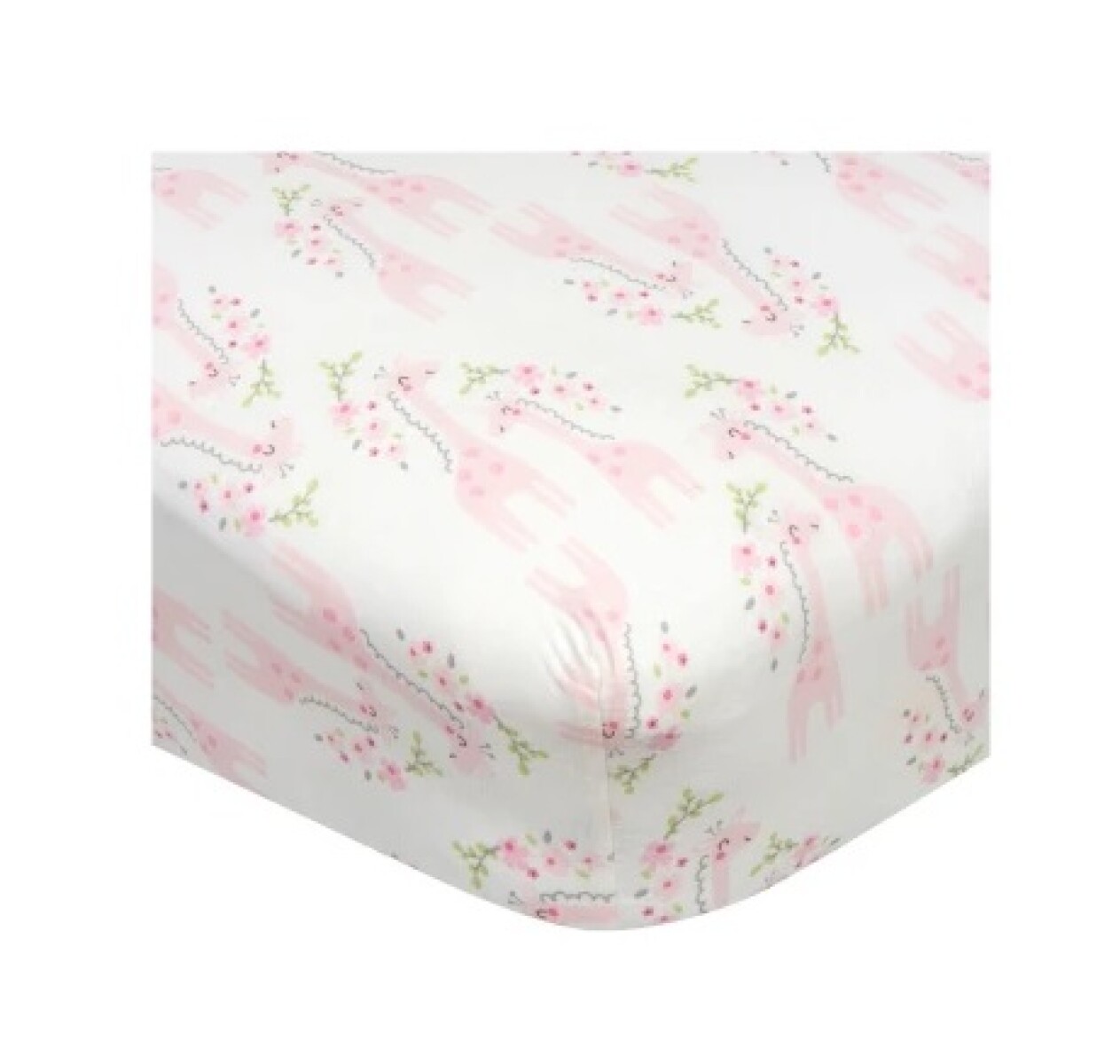 Sabana bajera universal x1 GERBER - Jirafas Rosa 