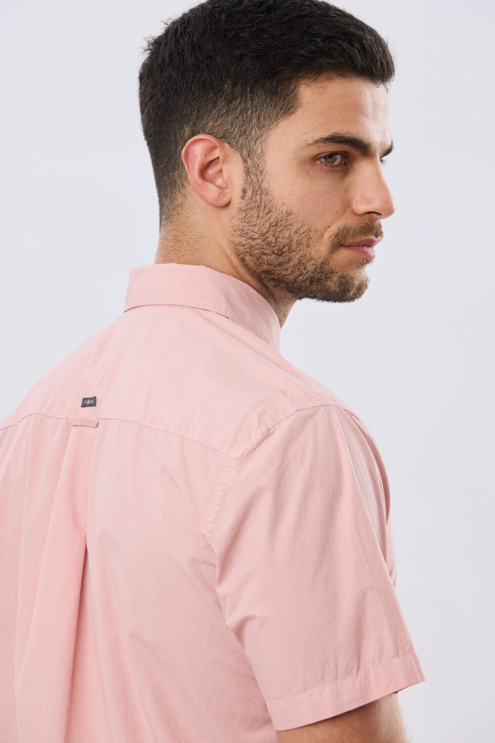 CAMISA CUADROS ALGODÓN Rosa