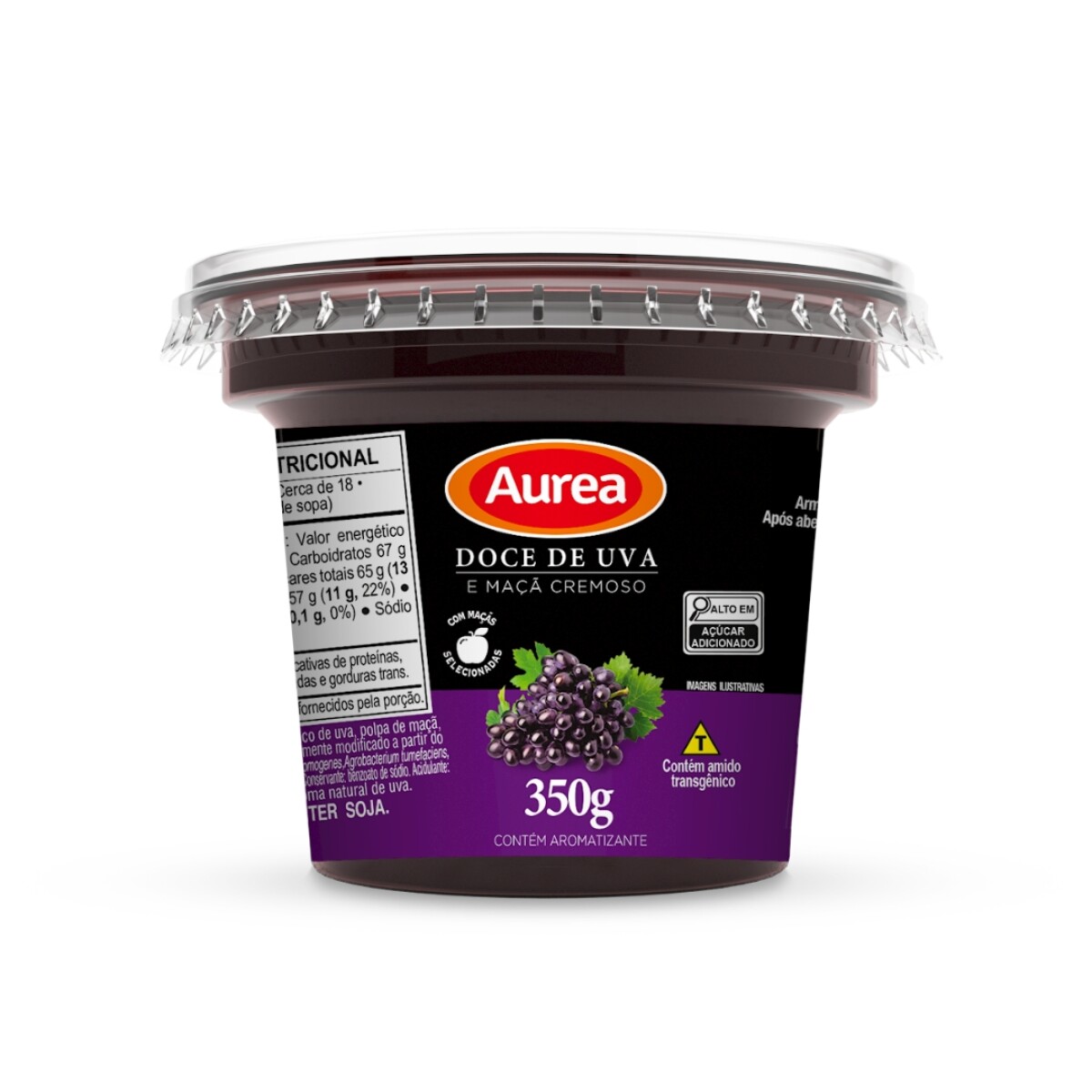 MERMELADA AUREA 350G UVA 