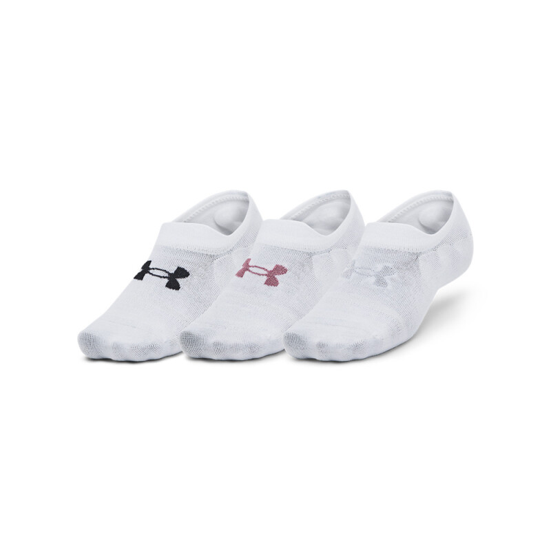 UA Essential UltraLowTab 3pk-WHT WHT-100