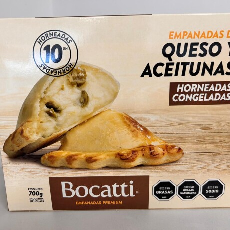 EMPANADAS QUESO Y ACEITUNAS BOCATTI PREMIUM +SOLO PDE O WEB+ EMPANADAS QUESO Y ACEITUNAS BOCATTI PREMIUM +SOLO PDE O WEB+