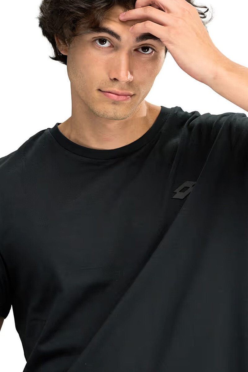 Remera Lotto manga corta Lor-Aria Negro