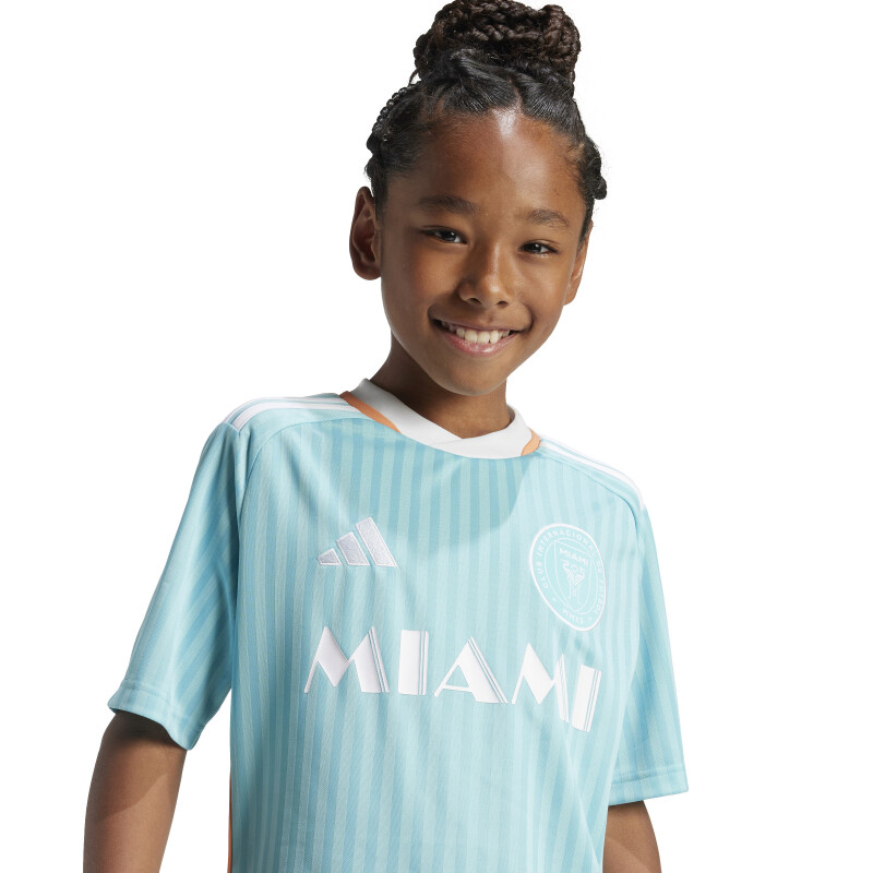 Camiseta de Niños Adidas Inter Miami Verde menta - Blanco