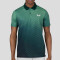 Geo Print Polo - Hombre Hunter Green