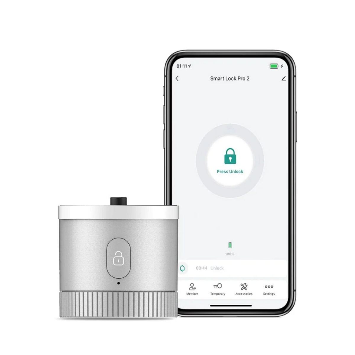 Cerradura Moes BG-R2-US Bt Tuya con Huella y Tecla 