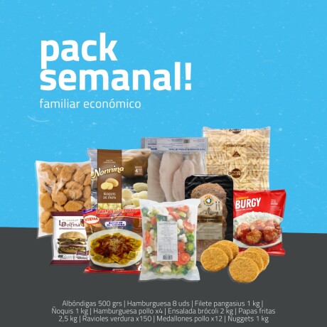 PACK SEMANAL FAMILIAR ECONÓMICO PACK SEMANAL FAMILIAR ECONÓMICO