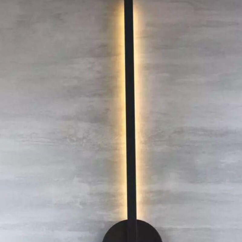 APLIQUE LED LUCY LUZ INDIRECTA 60CM 12W 3000K NEGRO APLIQUE LED LUCY LUZ INDIRECTA 60CM 12W 3000K NEGRO
