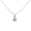 Dije San Benito-Plata 925 inflada-Sin Piedra-CP3131 sinpiedra