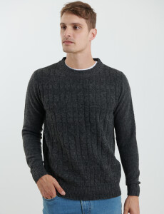 470342 SWEATER HARRY Gris Oscuro