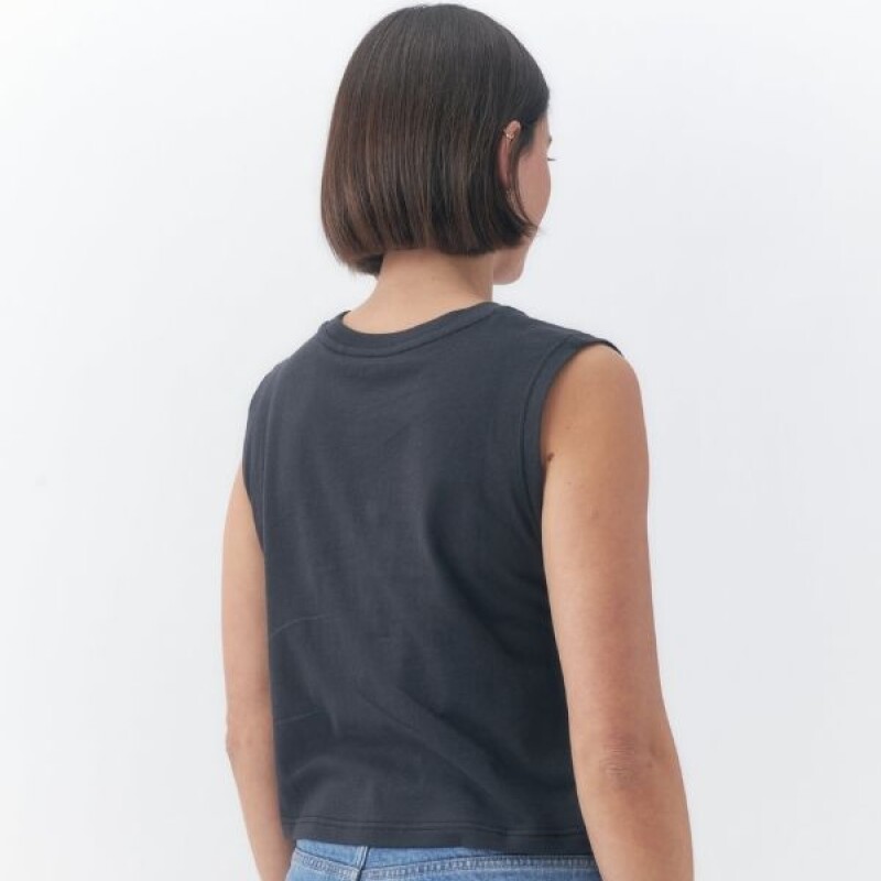 Musculosa Algodon Roxy Negro