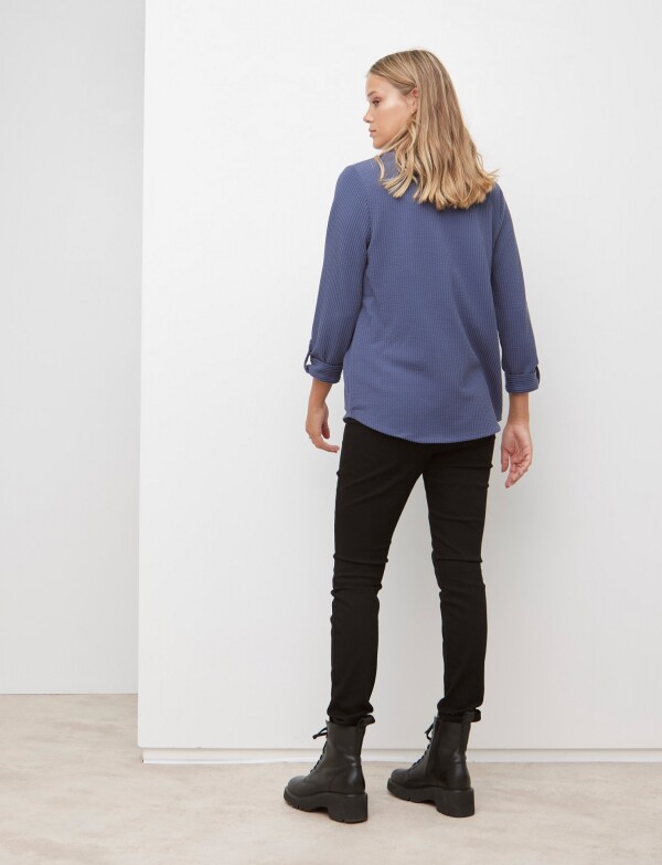 Remera Trenza AZUL