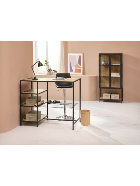 Mesa de bar TRAPPEDAL 60x120 roble/negro Mesa de bar TRAPPEDAL 60x120 roble/negro