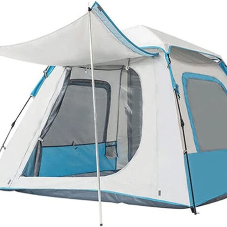 COMBO Carpa automática con toldo para 2 personas - Blanco + 2 Colchón inflable de 1 plaza COMBO Carpa automática con toldo para 2 personas - Blanco + 2 Colchón inflable de 1 plaza