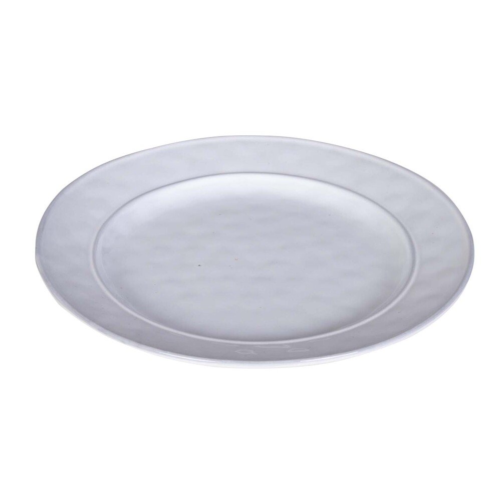 PLATO 28CM RONNIE CERAMICA NATURAL-BEIGE CREMA