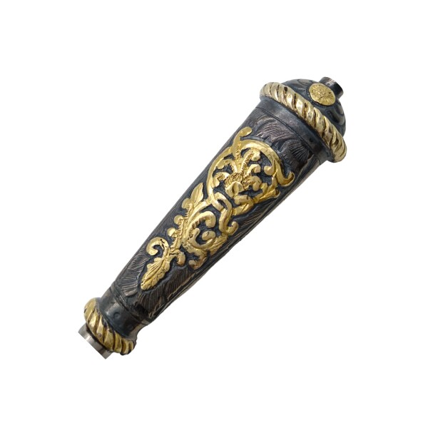 CUCHILLO CRIOLLO PLATA Y ORO 04 cccrpo04