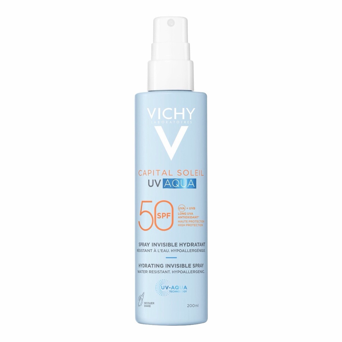 Protector Solar Vichy Capital Soleil Uv Aqua Fps 50 200 Ml. 