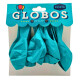 Globos X10 Tamaño R12 Verde Agua