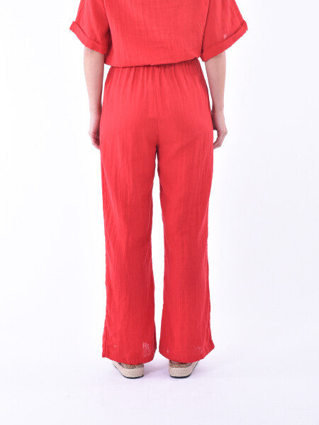 PANTALON TANZO ROJO