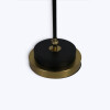 LAMPARA METAL NEGRO P/MESA 53X20CM Unica