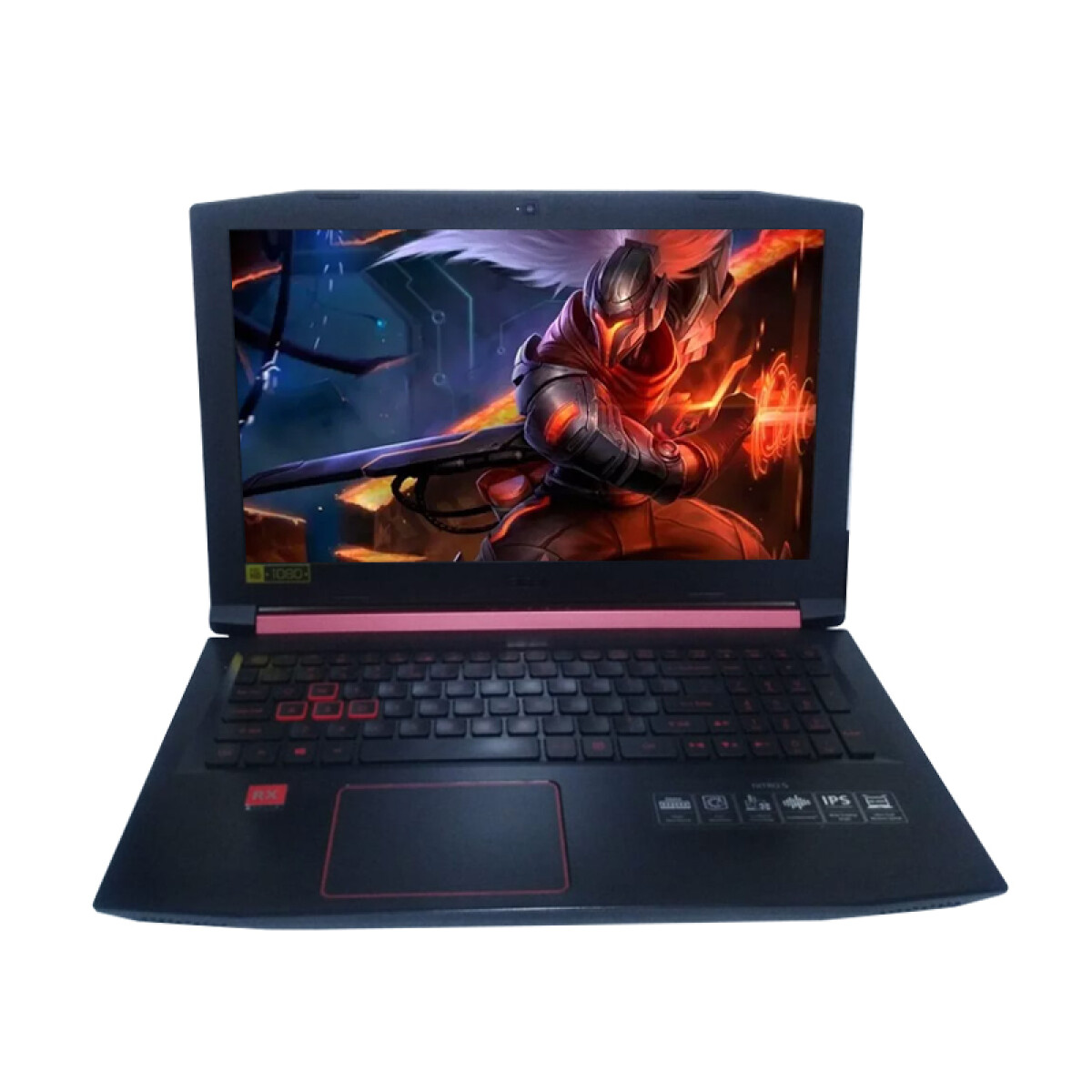 Notebook Gamer Reacond. Acer Nitro 5 AN515. AMD Ryzen 5 2500u. RAM 16GB. Disco Sólido NUEVO 480GB. Tarjeta RX 560x 4GB. Win11 