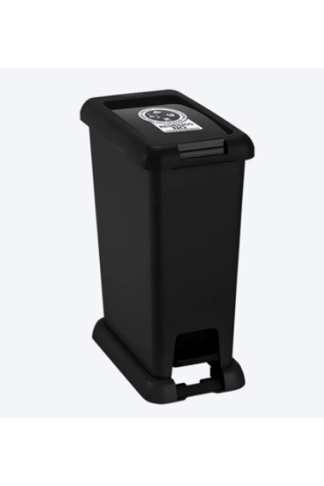Basurero Con Pedal 20l Negro Basurero Con Pedal 20l Negro