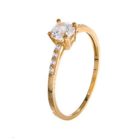 Anillo de oro 9 ktes con circonias, CINTILLO. Anillo de oro 9 ktes con circonias, CINTILLO.