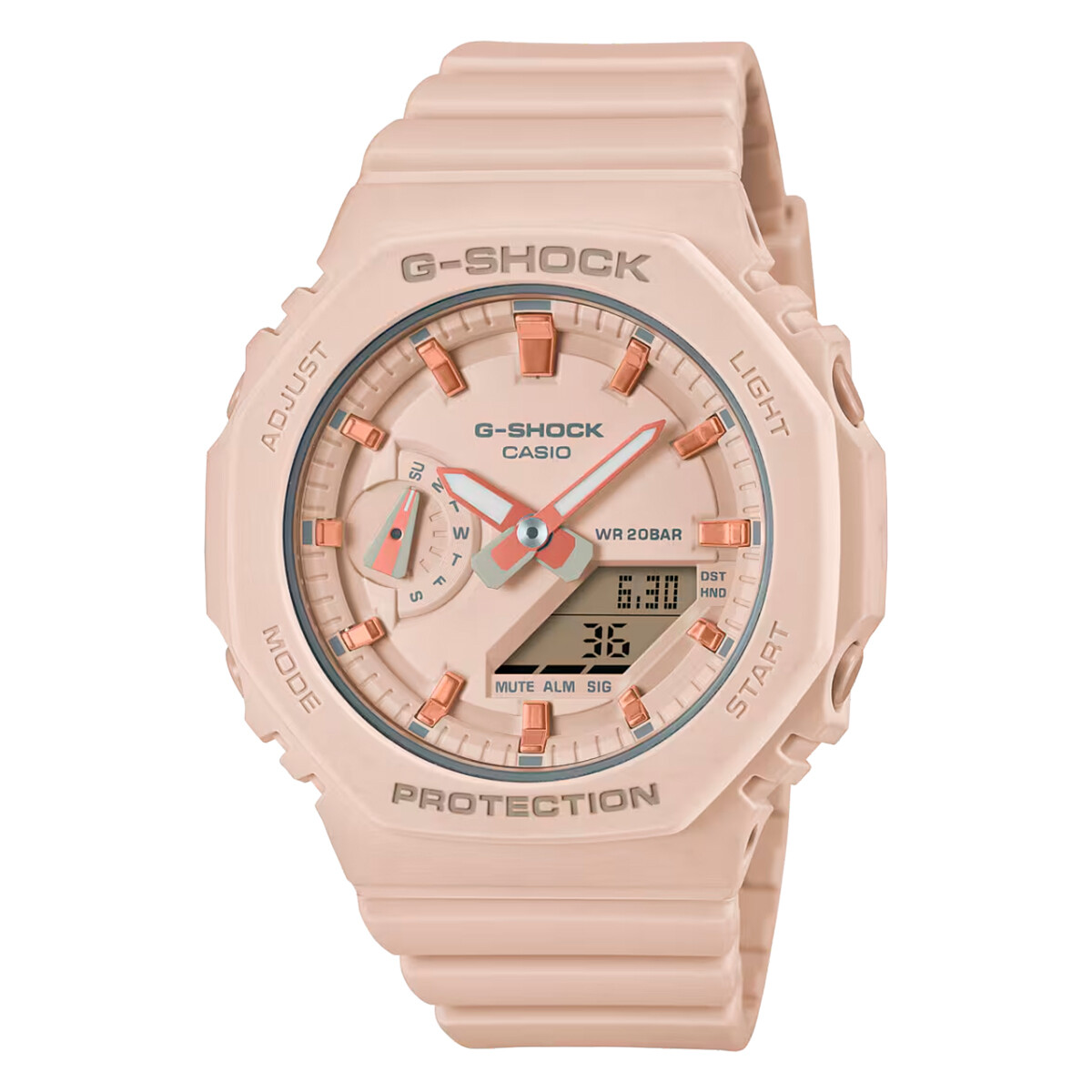 Reloj G-Shock Gmas2100-4Adr En Resina Rosado 