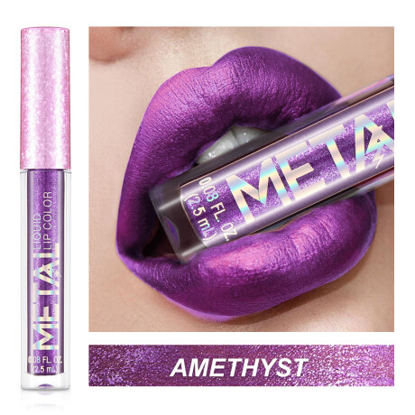 Labial Liquido Metaliado Amethyst