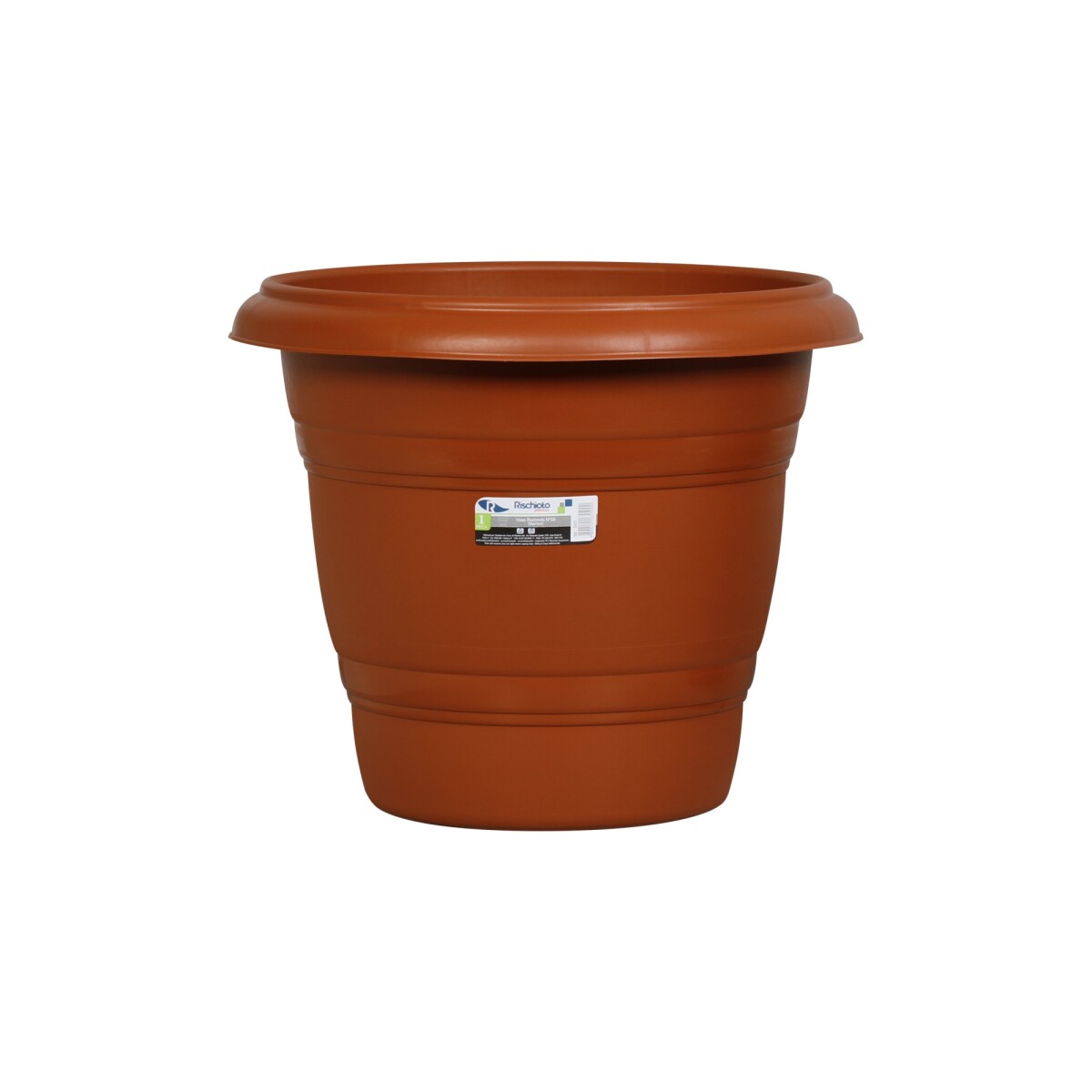 Maceta de Plastico Redonda 28cm 8 litros Terracota 