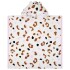 Toalla poncho swim essentials Leopardo